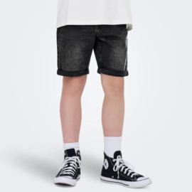 Korte jeans ONLY&SONS Ply washed black
