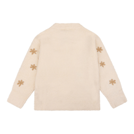 Knitted sweater DAILY7 beige melange 930056