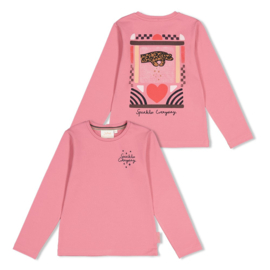 Longsleeve JUBEL backprint city chic roze 91600480