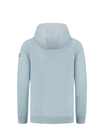 Hoodie BALLIN junior dual line logo light blue