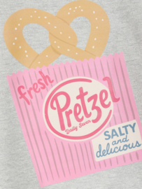 Sweater DAILY7 GIRLS backprint light grey melange 930463