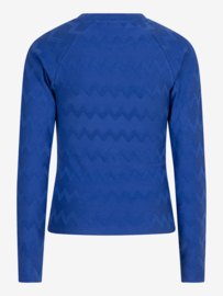 Longsleeve IBJ girls royal blue 970044