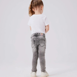 Skinny jeans NAME IT Polly light grey denim