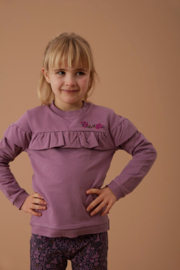 Sweater JUBEL forest fancy ruches Lila 91600411
