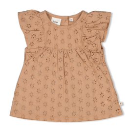 Jurk + slip FEETJE summer woven bruin 52700042