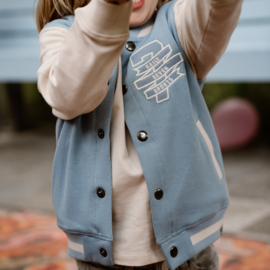 Oversized bomber jacket DAILY7 Ashley blue (920113)