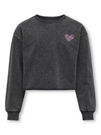 Korte sweater ONLY astrid heart