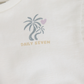 T-shirt backprint DAILY7 cloud (930087)