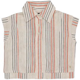 Blouse LEVV miep aop taupe stripe