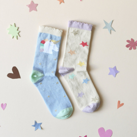 2-pack Sokken ROCKAHULA ster/eenhoorn maat 27-31