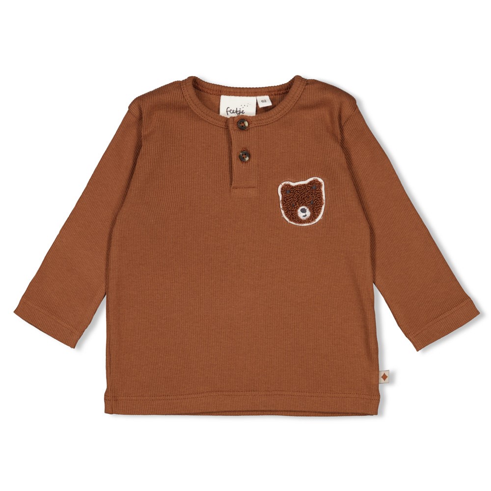 Longsleeve FEETJE wild world bruin 51602630