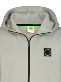 Vest PETROL hooded zip B-3060-SWH363 ice grey
