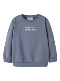 Sweater NAME IT boys Slade blauw/grijs