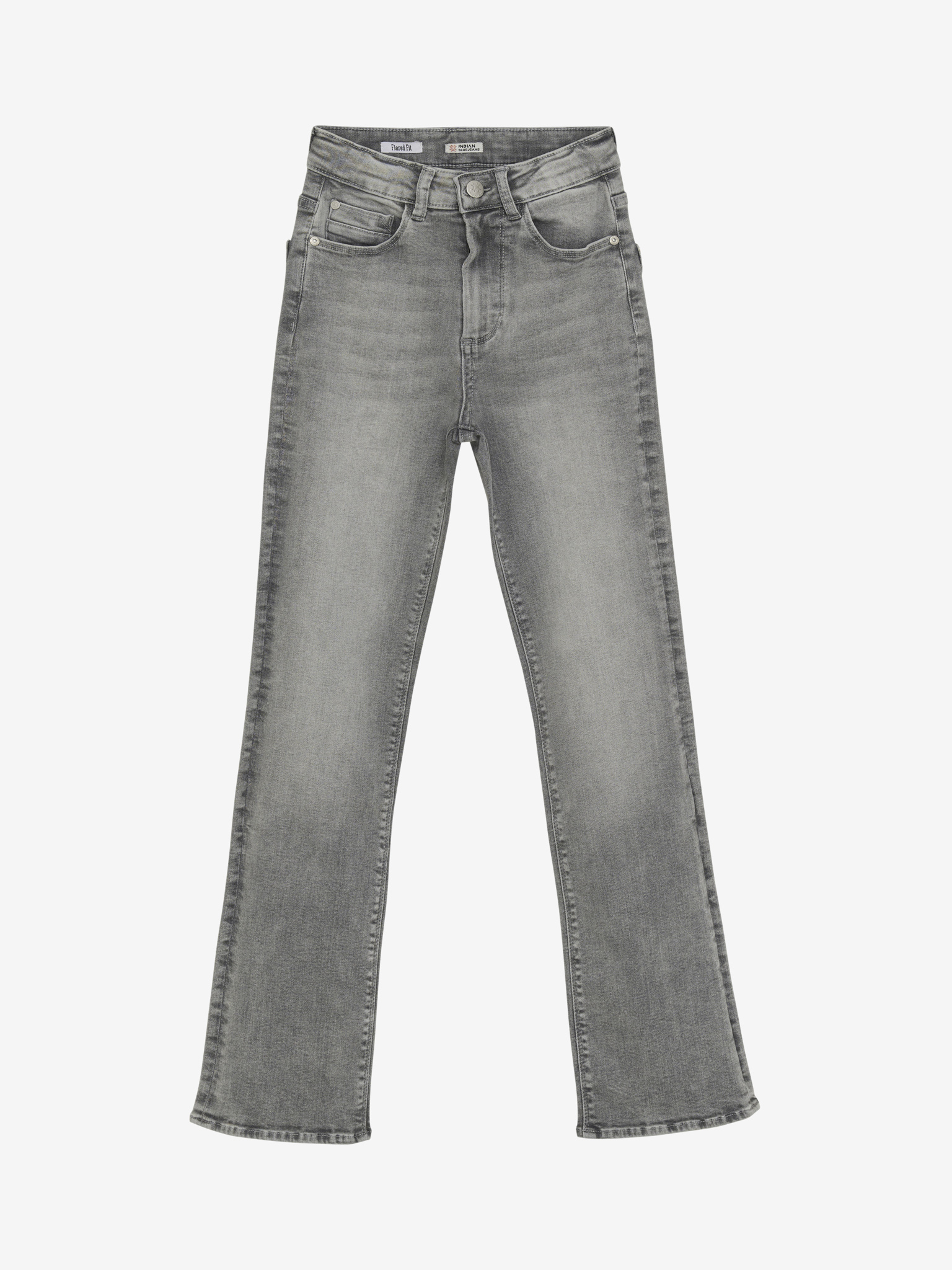 Wide straight fit jeans IBJ girls light grey denim 970387