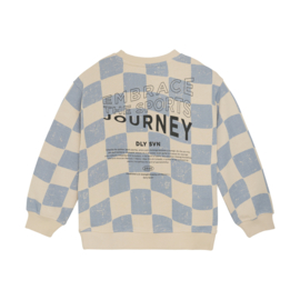 Oversized sweater DAILY7 Ashley blue (920117)