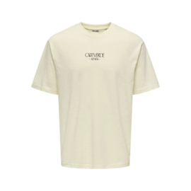 T-shirt ONLY&SONS Luis wit