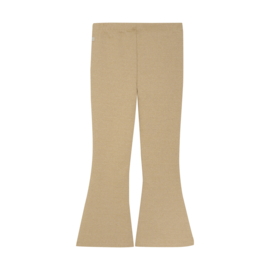 Flared broek glitter DAILY7 latte sand (930179)
