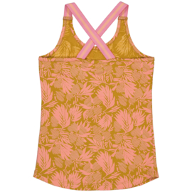 Singlet QUAPI Birthe aop pink leaves