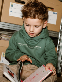 Hoodie DAILY7 BOYS blue spruce 920245