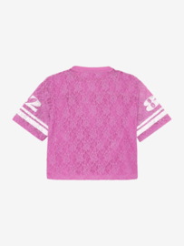 Wide t-shirt IBJ GIRLS lace rosebud 970957