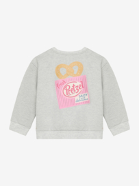 Sweater DAILY7 GIRLS backprint light grey melange 930463