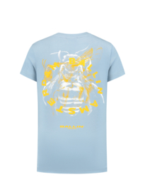 Shirt BALLIN junior the hive blue grey