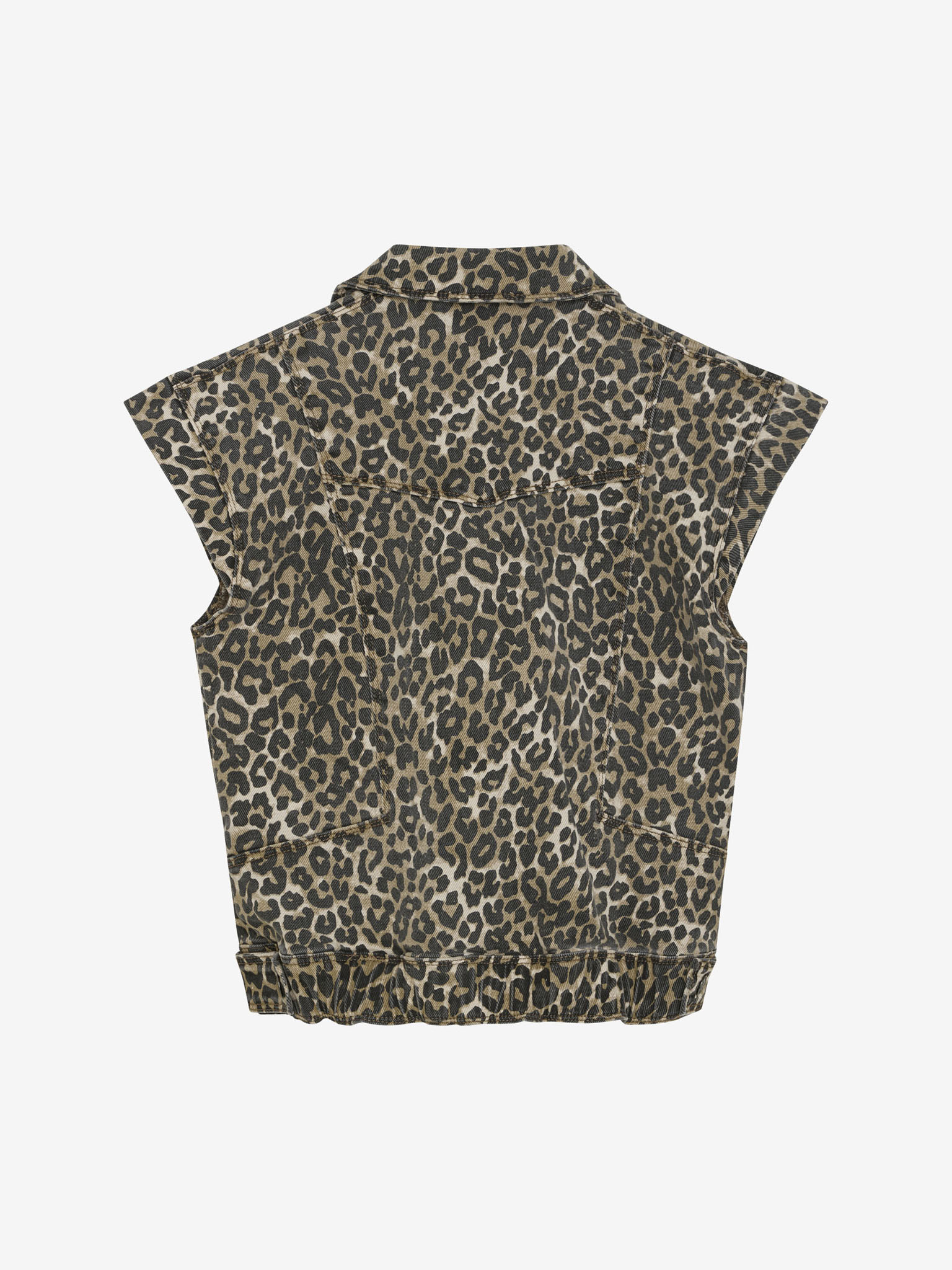 Gilet IBJ girls leopard 970312