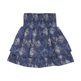 Rokje IBJ leafprint blue (970210)