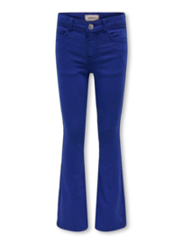 Flared broek ONLY Anne blauw