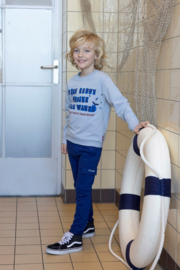 Sweater STURDY waves and whales blauw 71600643