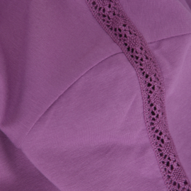 T-shirt fancy lace DAILY7 cherry purple (930090)