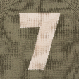 Knitted sweater DAILY7 army green 920052