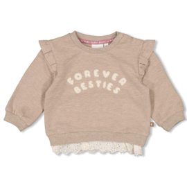 Sweater FEETJE better together taupe melange 51602668