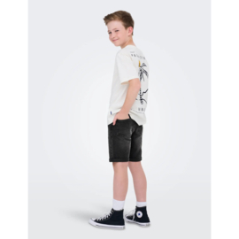 Korte jeans ONLY&SONS Ply washed black