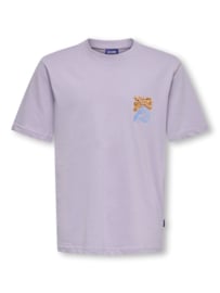 Shirt ONLY&SONS Memphis lavender