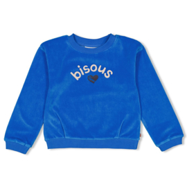 Sweater JUBEL amour toujours blauw velours 91600391