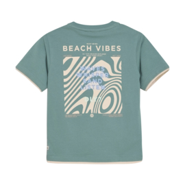 T-shirt double layer DAILY7 ocean green (920128)