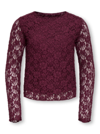 Longsleeve LEIKA LS LACE TOP NOOS fig