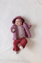 Flare broek Feetje You're so sweet berry 52202250