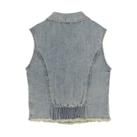 Denim sleeveless jacket DAILY7 medium denim (930137)