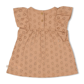 Jurk + slip FEETJE summer woven bruin 52700042