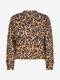 Sweater IBJ girls leopard 970060