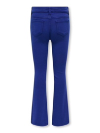 Flared broek ONLY Anne blauw