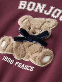 Trui NAME IT GIRLS Rear bordeaux