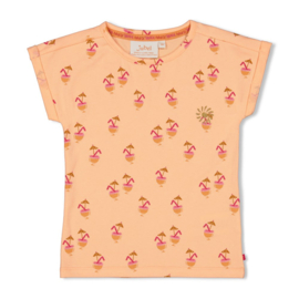 T-shirt JUBEL Samba Shake neon oranje 91700407