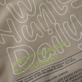 T-shirt print DAILY7 desert olive (920083)