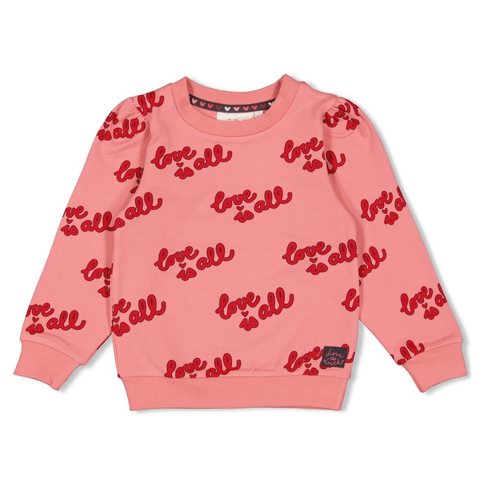 Trui JUBEL queen of hearts lichtroze 91600444