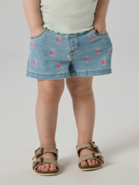 Korte broek NAME IT girls Rose light blue denim