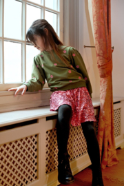 Sweater JUBEL moon flowers 91600474 olijf