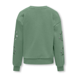 Sweater ONLY Winnie groen